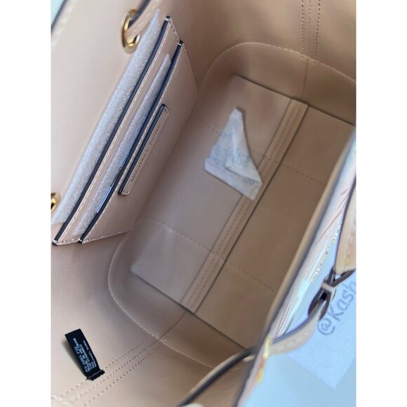 Michael Kors bucket bag mercer medium drawstring messager bag buff multi purse - Picture 7 of 9